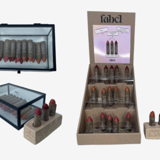 Fabel-Schminkstift - Starter Set mit Aufsteller & Keramiktesterständer sowie Stiften (Unverpackt Läden)